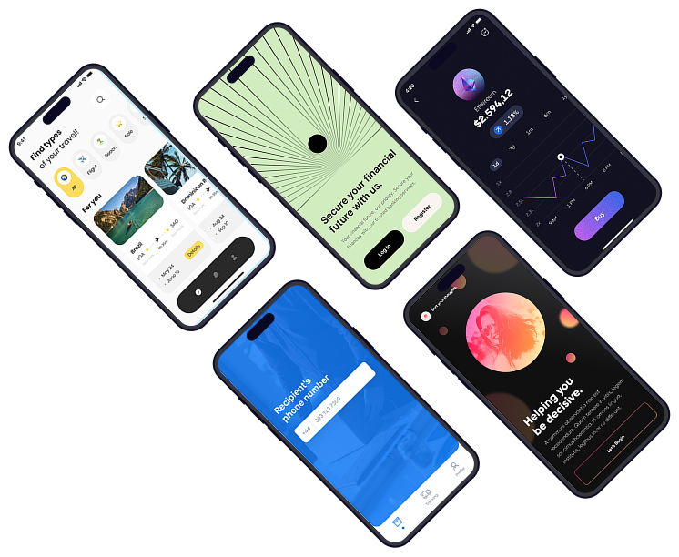Mobile App Design Mockups